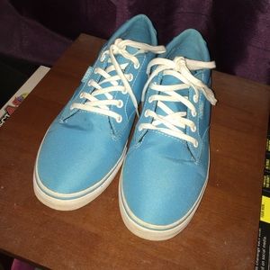 sky blue Vans